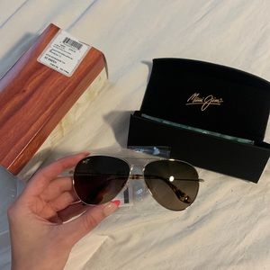 Maui Jim Mavericks Gold sunglasses